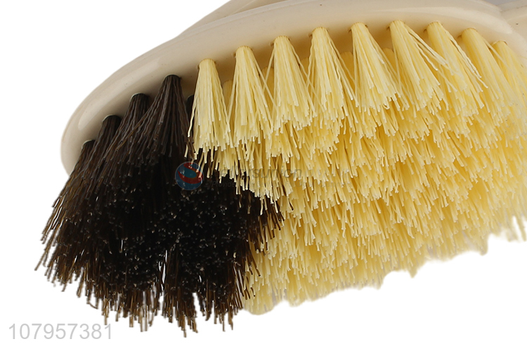 New arrival beige plastic laundry brush general purpose scrubbing brush