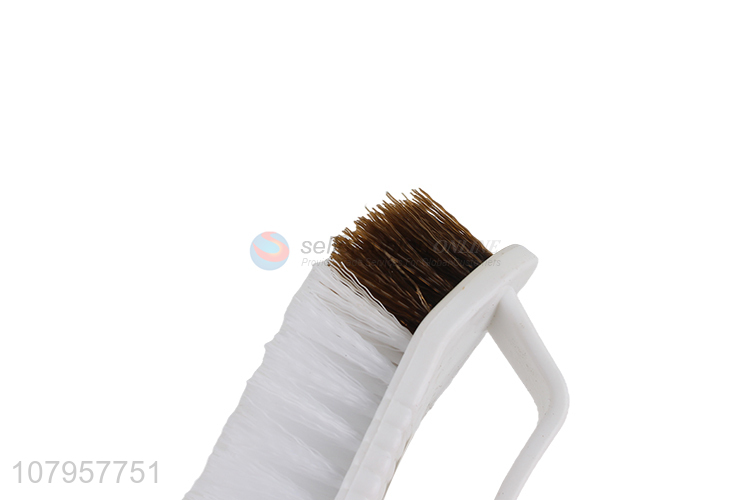 High quality white plastic cleaning scrubbing brush laundry brush