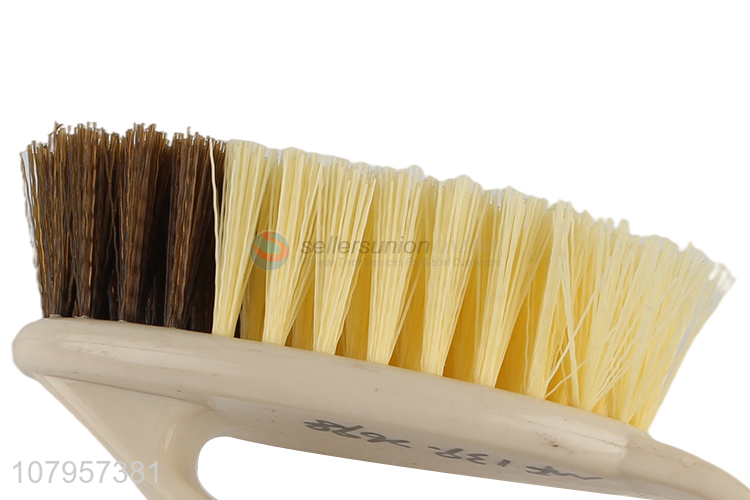 New arrival beige plastic laundry brush general purpose scrubbing brush