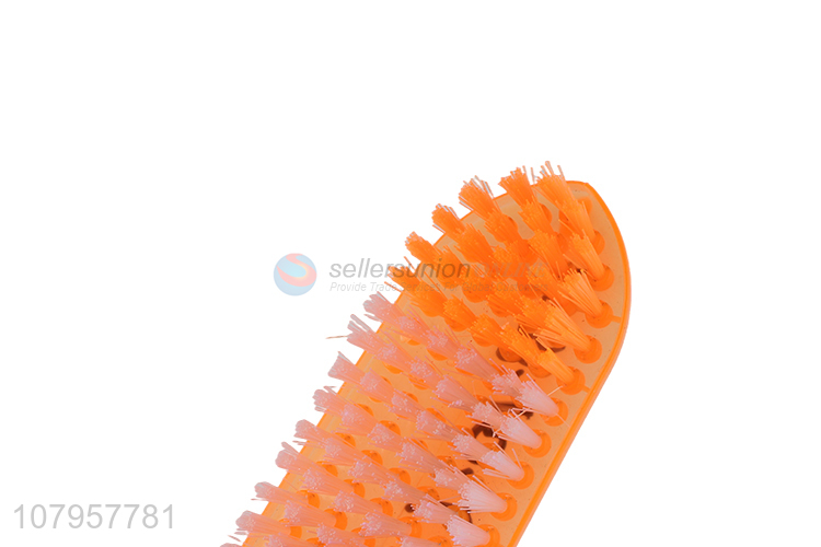 Hot popular orange plastic laundry brush universal hanging brush