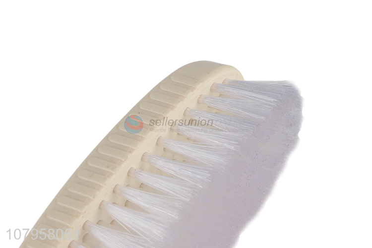 Hot popular beige plastic laundry brush universal cleaning brush