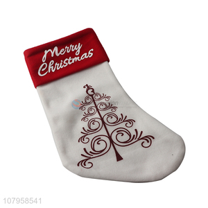 Hot products xmas tree pattern home décor christmas socks for gifts