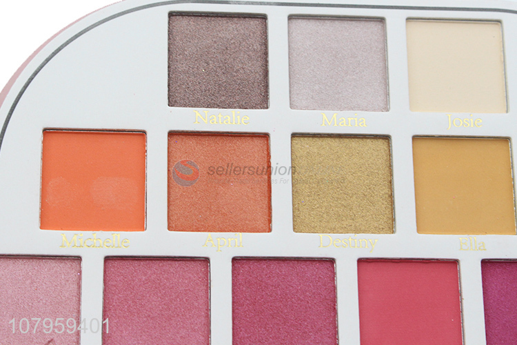 Yiwu market ladies makeup colorful 23 colors eyeshadow palette