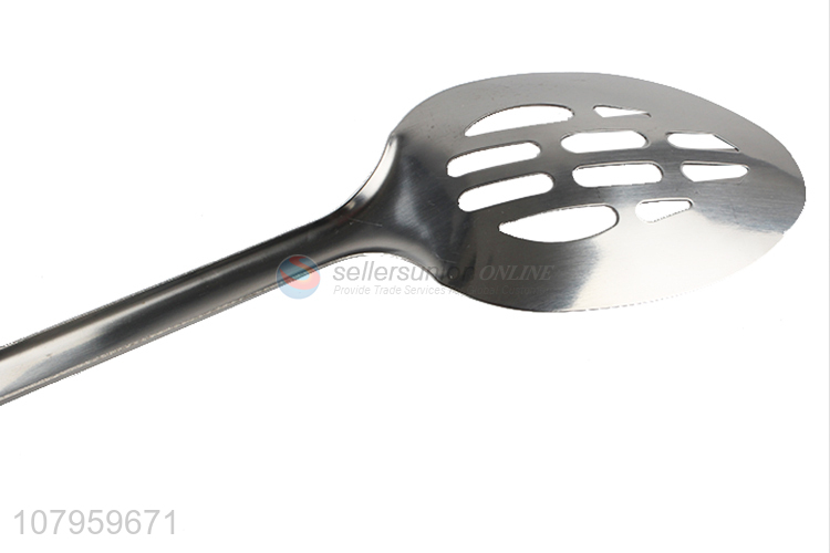 Best Selling Plastic Handle Stainless Steel Slotted Basting Spoon