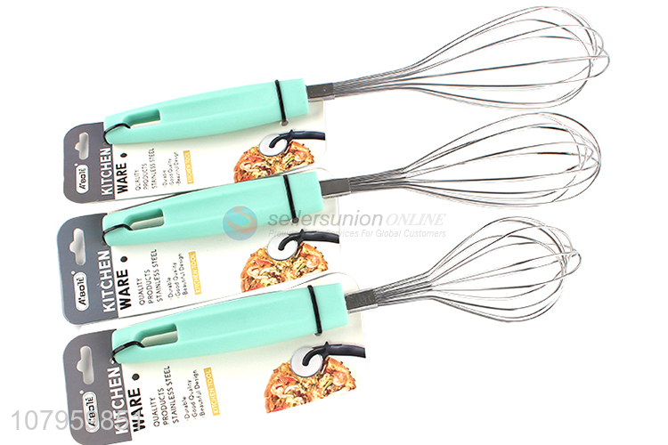 Fashion Stainless Steel Egg Whisk Durable Egg  Beater For Kitchen