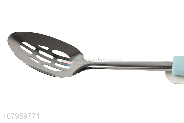 New Design Stainless Steel Slotted Spoon Basting Spoon Wholesale