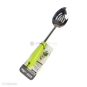 Wholesale Stainless Steel Slotted Spoon Fashion Basting Spoon