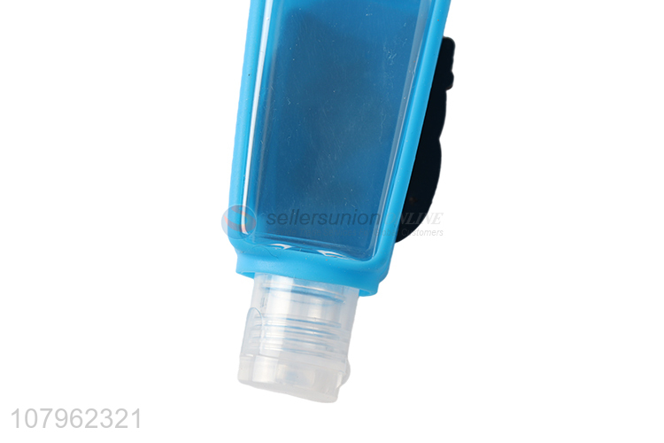 Recent product 3d cartoon silicone holder hand gel bottle for students