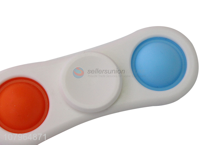 China imports simple dimple bubble fidget finger spinner toy