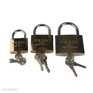 Popular products Titanium gold padlock Iron universal padlock