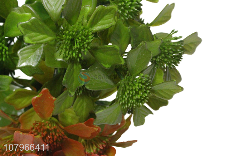 Good quality green simulation plant creative flower arrangement accessories