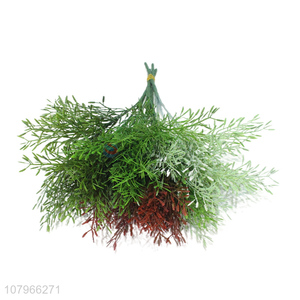 Good quality green artificial Albizia julibrissin decorative fake grass