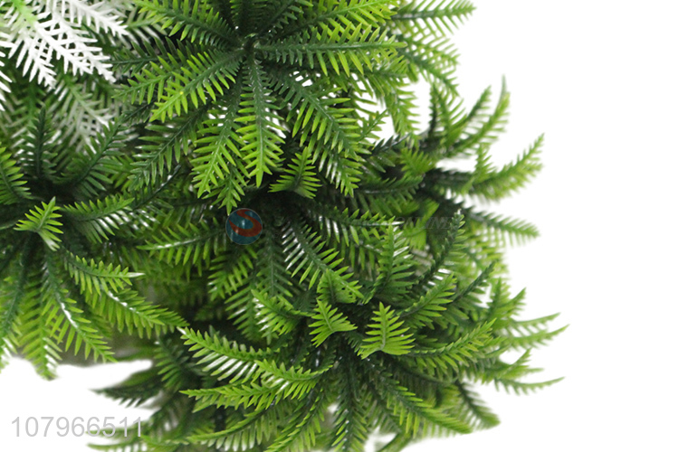 Best selling green mini coconut leaf simulation plant decoration