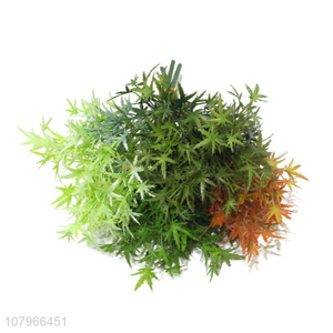 High quality green creative maple leaf home simulation plant decoration