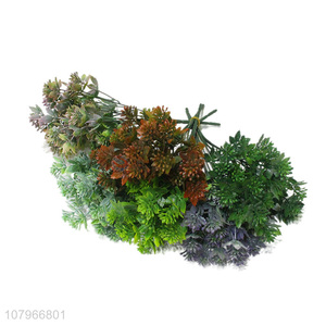 Yiwu wholesale green artificial plant creative decoration fake grass