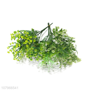 New design green creative gypsophila simulation plant home decoration