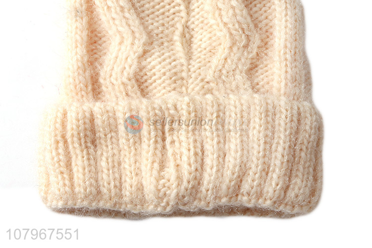 Recent product women ladies warm knitted beanie hat for fall winter