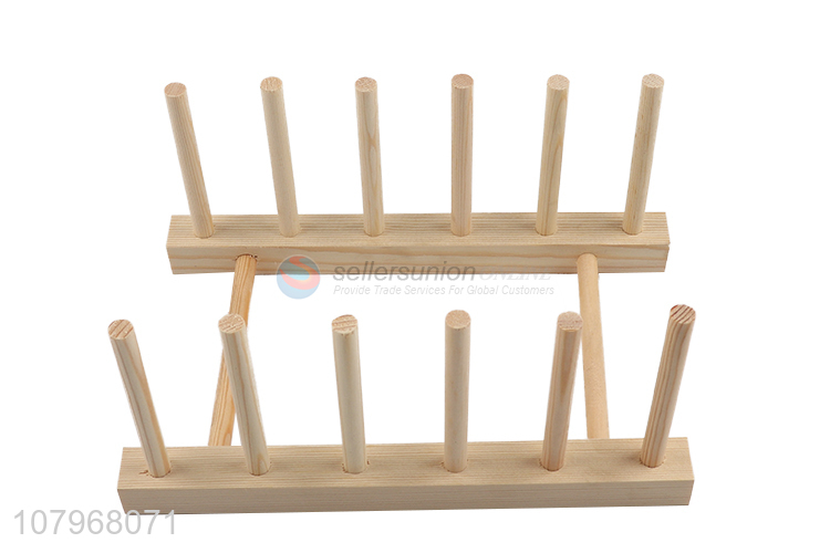 Good sale wooden storage shelf cup drain rack household kitchen supplies