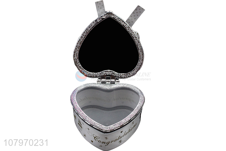 Hot products electroplated plastic wedding jewelry box trinket box