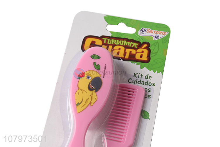 Fashion Design Hair Brush With Hair Comb For Baby Hair Care