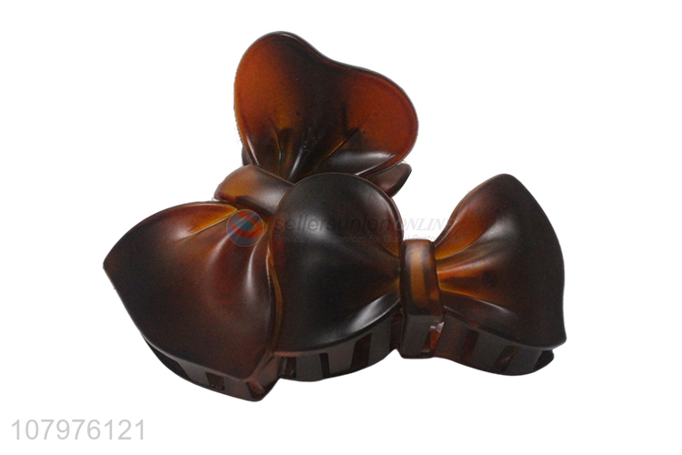 Yiwu wholesale fashion bowknot shape women hair claw clips