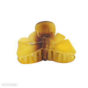 Good quality bowknot shape plastic hair decoration hair claw clips