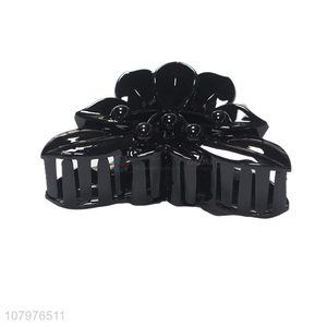 New arrival black plastic fashion ladies decorative hair claw clips