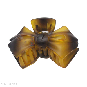 Good price bowknot shape women fashion hair claw clips wholesale