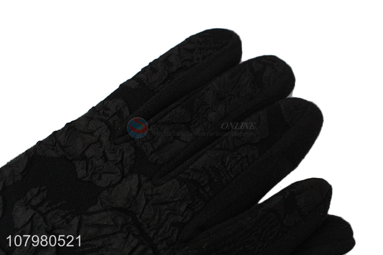 Fashion Design Ladies Warm Gloves Winter Outdoor Gloves