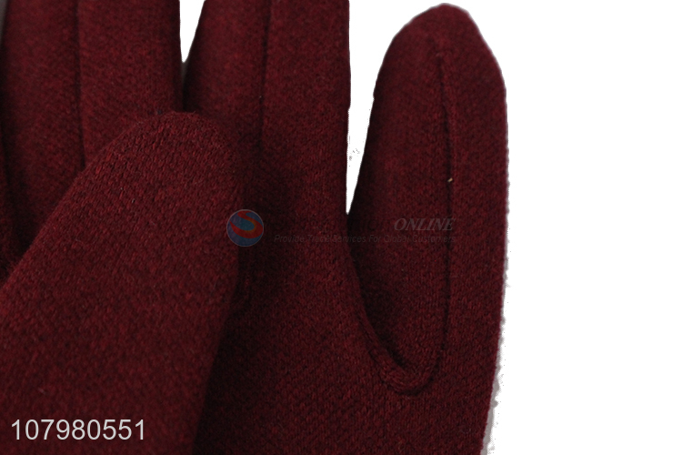 Good Quality Windproof Outdoor Gloves Ladies Warm Gloves