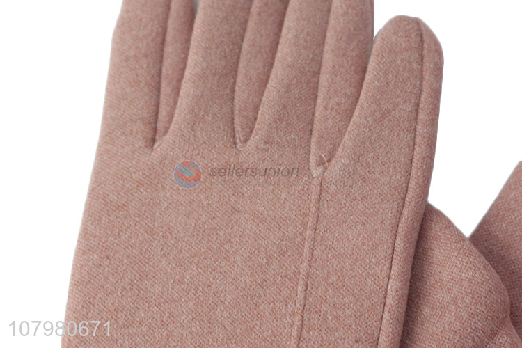 Promotional Ladies Fashion Gloves Winter Outdoor Warm Gloves