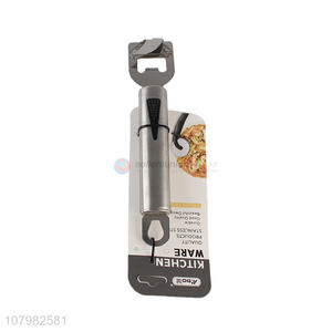 Best selling silver stainless steel Japanese soda bottle opener