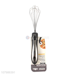 Best Quality Soft Handle Stainless Steel Egg-Beater Egg Breaker