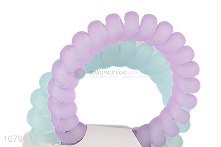 Best selling multi-color creative phone cord hair tie headwear