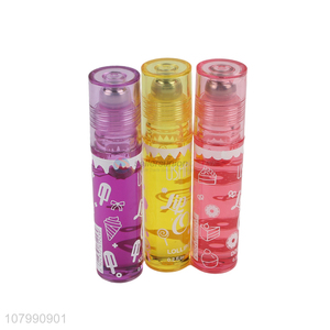 Hot sale clear hydrating nourishing  roll-on lip oil for lip treatment