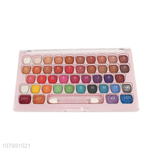 Fashion Keyboard Design Makeup Eyeshadow Palette With Brush