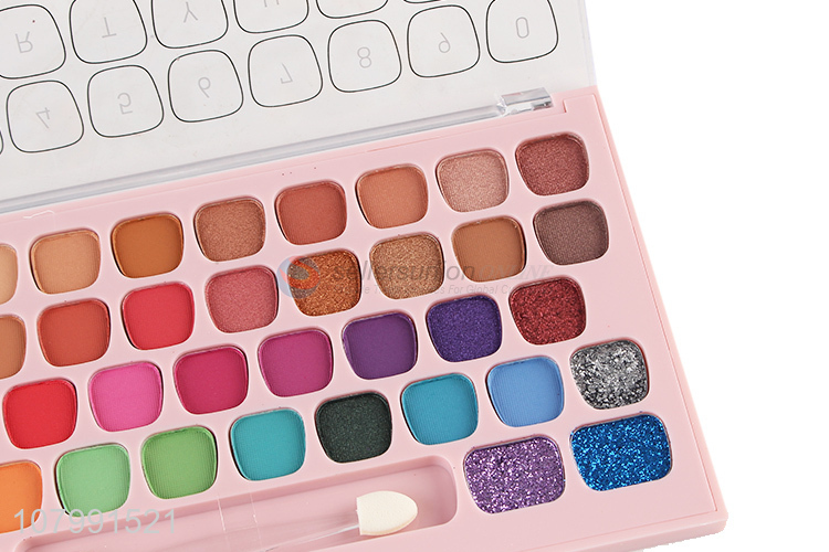 Fashion Keyboard Design Makeup Eyeshadow Palette With Brush