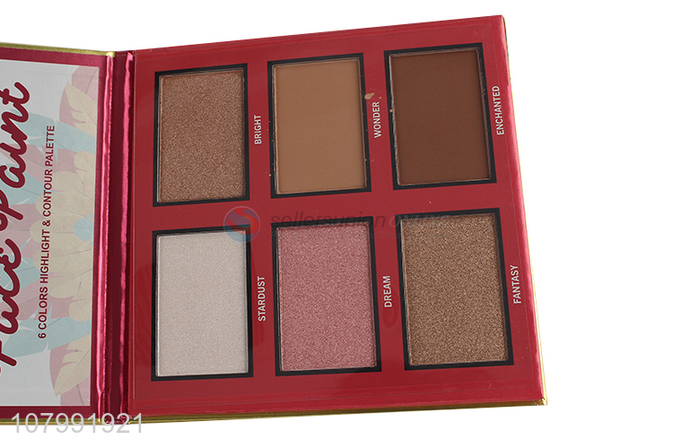 Chinese Style Makeup 6 Colors Highlight & Contour Palette