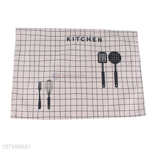 Yiwu direct sale white plaid placemat portable <em>picnic</em> <em>mat</em>