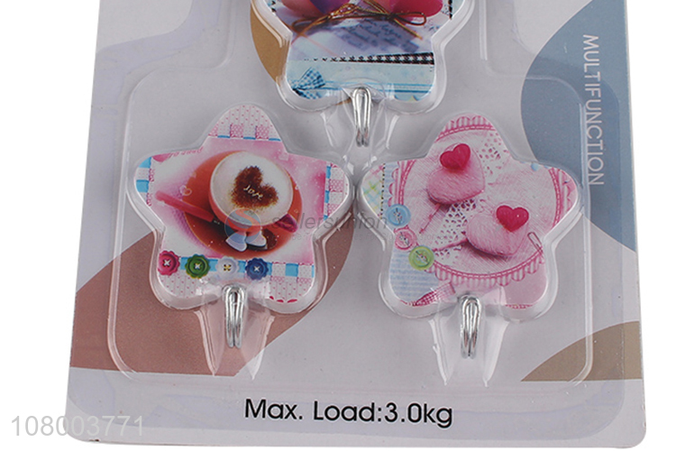 Hot selling adhesive wall hooks punch free bathroom towel hooks