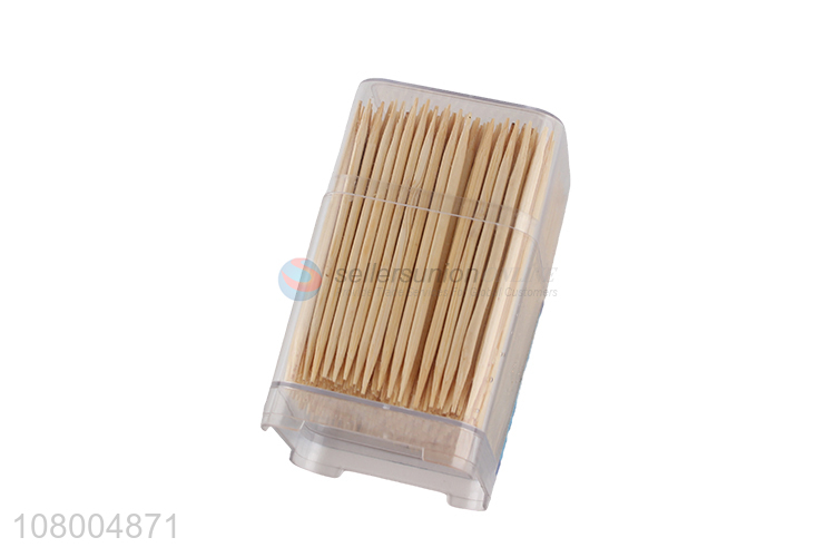 Hot sale plastic bottled toothpicks household table decoration