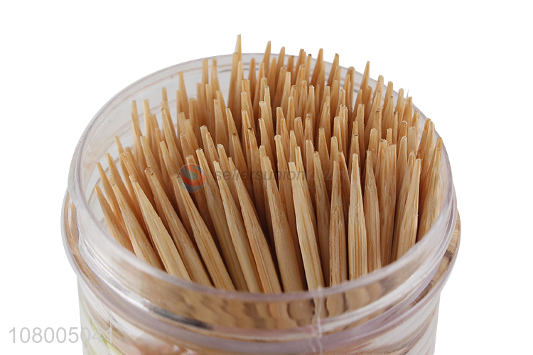 Good wholesale price plastic bottled toothpicks portable household toothpicks