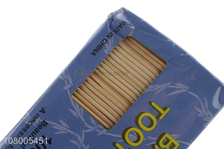 Low price wholesale bamboo toothpicks large-capacity boxed toothpicks