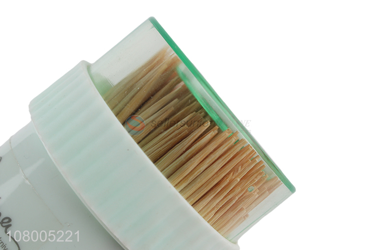 Low price plastic boxed toothpicks universal household bamboo stick wholesale