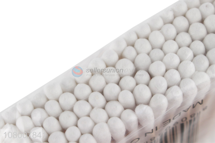 Most popular personal care cleaning wooden stick cotton swabs wholesale