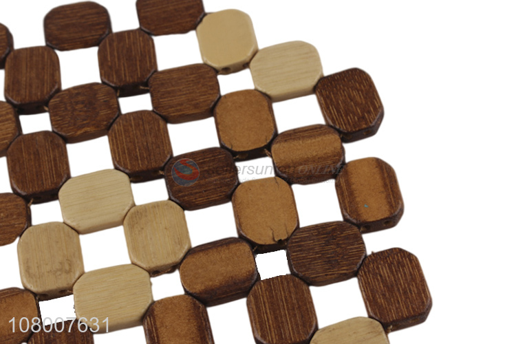 Latest products durable bamboo dinning table mat heat resistant mat