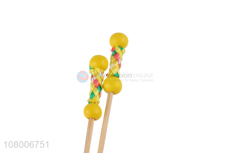 Yiwu wholesale table decoration bamboo disposable fruit toothpick