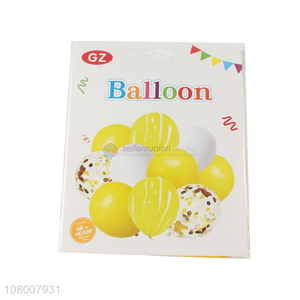 New arrival creative rubber balloons set with top quality