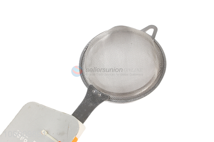 New hot sale stainless steel tea strainer with plastic handle