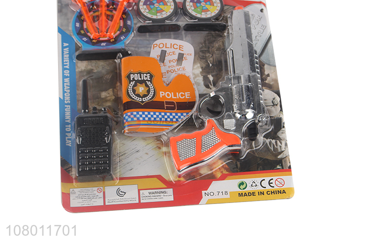 Latest imports funny plastic police toys kids preschool toys